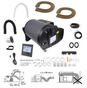 6KW E-gaz dlo cho ak cho le entegre aparey chofaj